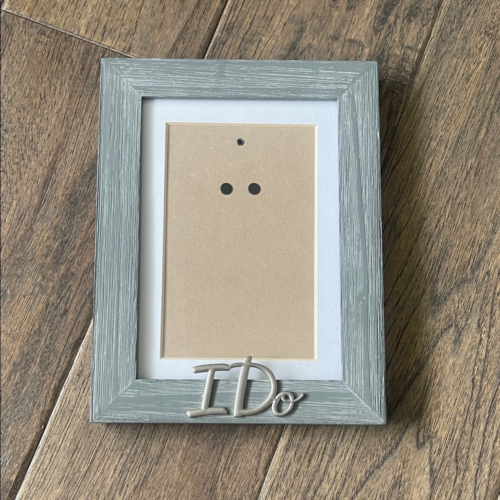 Malden Rustic Gray 'I Do' Photo Frame